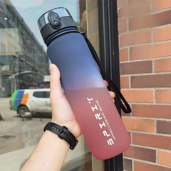 1 Liter Large Capacity Sports Water Bottle – Leak Proof, Colorful Plastic Cup for Outdoor & Gym – Buy Now at SmartSellHub.shop