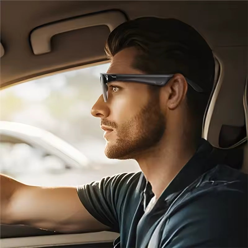 Smart Audio Glasses with Bluetooth – Wireless Music, Calls & Voice Assistant | Stylish Sunglasses