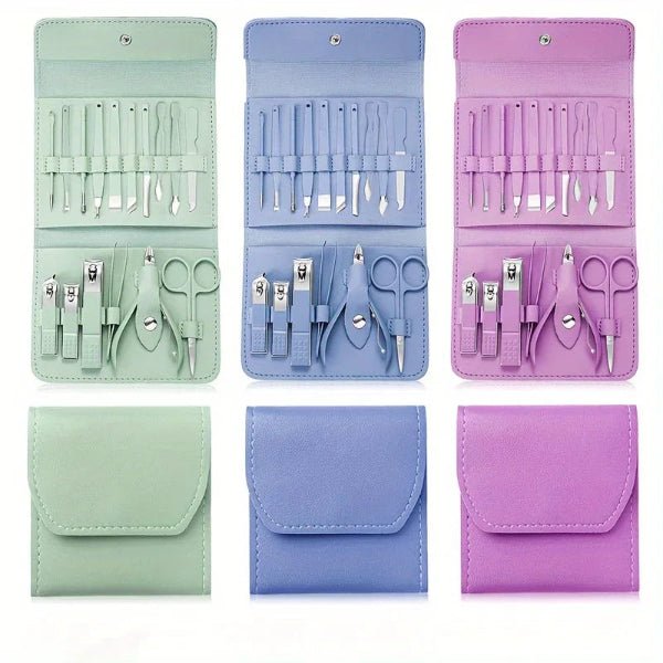 16pcs Professional Nail Clippers & Manicure Pedicure Set with Travel Case – Buy Now at SmartSellHub.shop