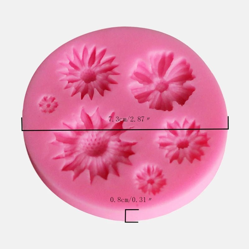 3D Flower Silicone Baking Mold – Fondant & Chocolate Cake Decor Tool – Buy Now at SmartSellHub.shop