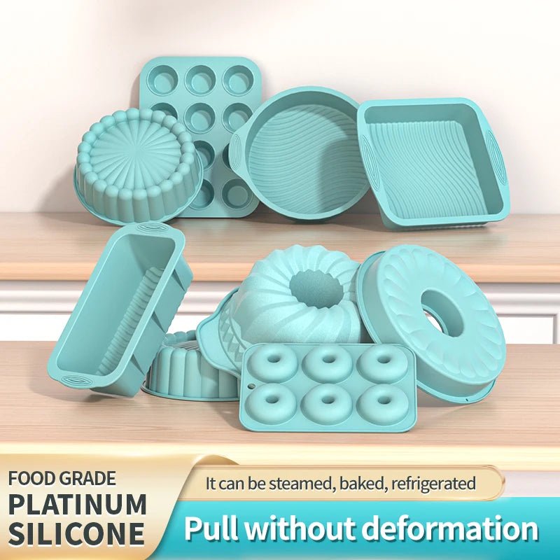 3D Silicone Cake Mold Set – Non - Stick Baking & Dessert Molds for Easy Homemade Cakes – Buy Now at SmartSellHub.shop