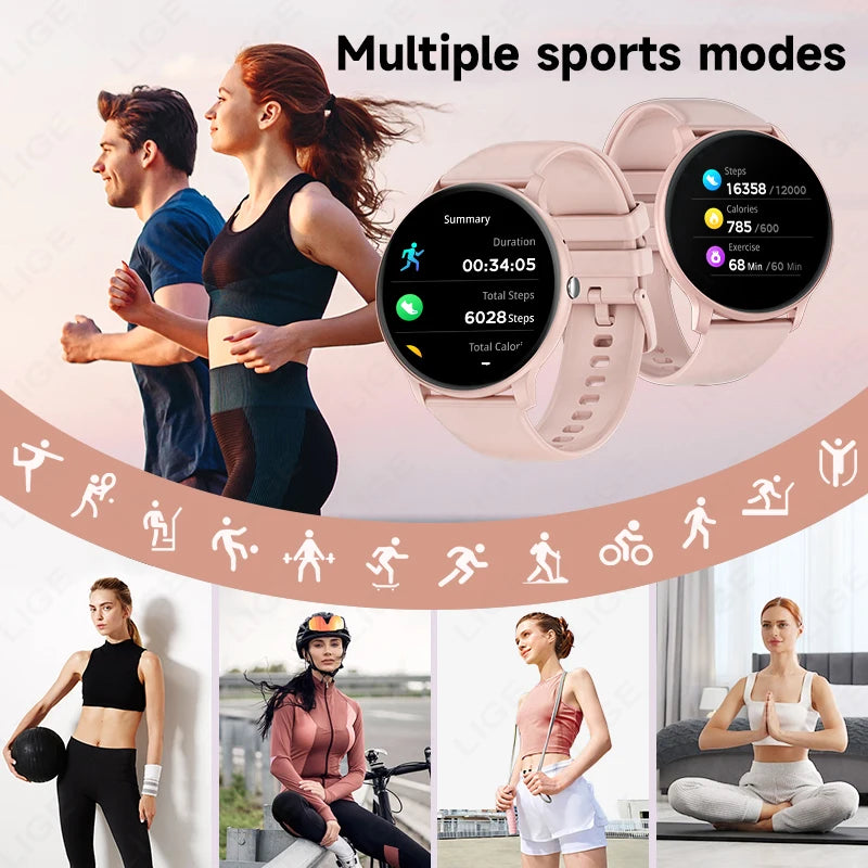 1.39" Smart Watch with Bluetooth Calling, Heart Rate & Fitness Tracking