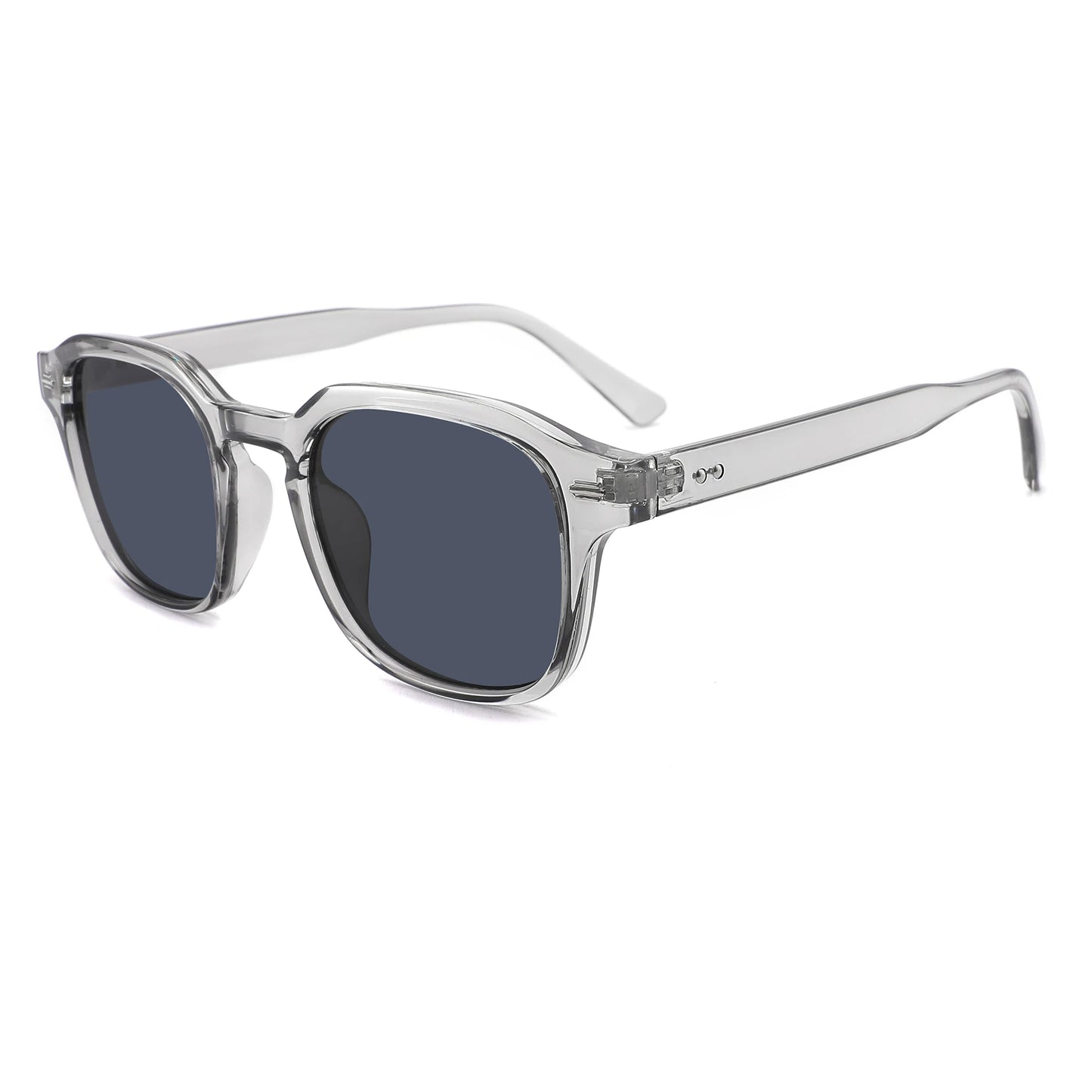 KIDIN Retro Square Rivet Polarized UV400 Sunglasses for Men & Women