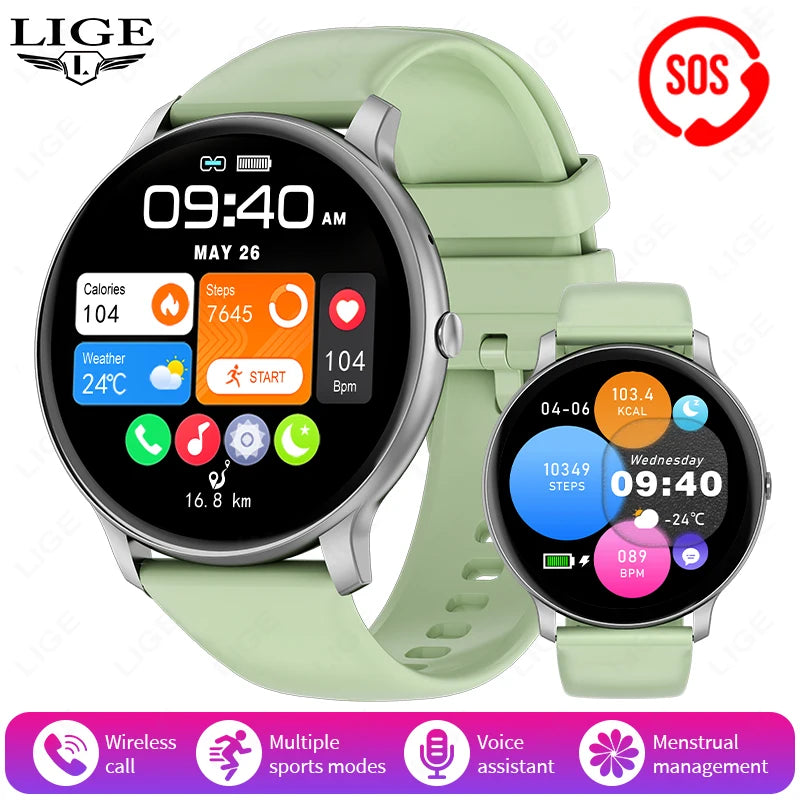 1.39" Smart Watch with Bluetooth Calling, Heart Rate & Fitness Tracking