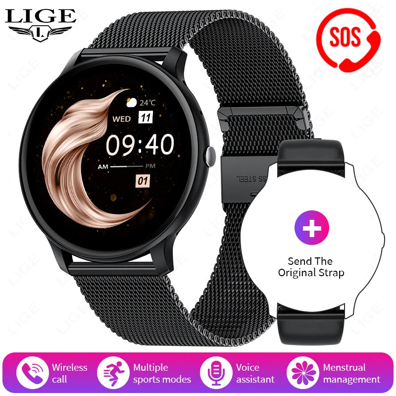 1.39" Smart Watch with Bluetooth Calling, Heart Rate & Fitness Tracking