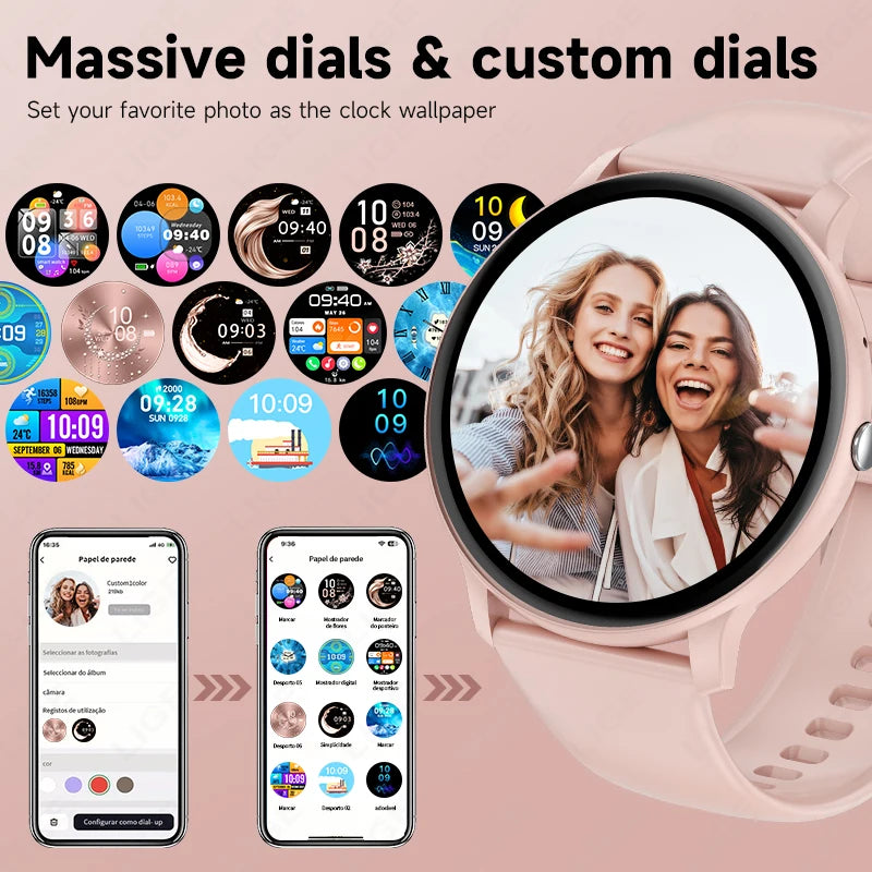 1.39" Smart Watch with Bluetooth Calling, Heart Rate & Fitness Tracking