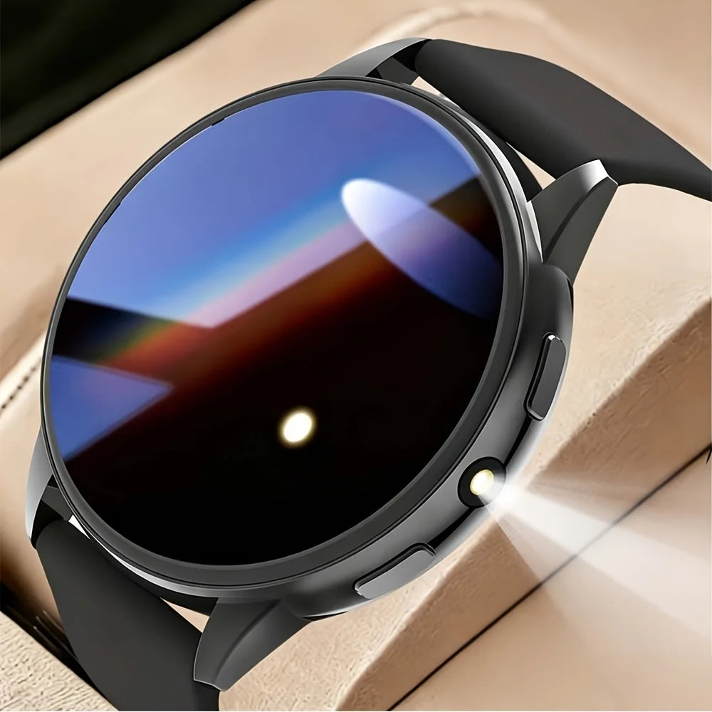 2026 Smartwatch with 1.5" Full-Touch HD Display, Bluetooth Calling, Sleep & Fitness Tracking, Heart Rate Monitor, Message Alerts, Multi-Sport Modes – Unisex
