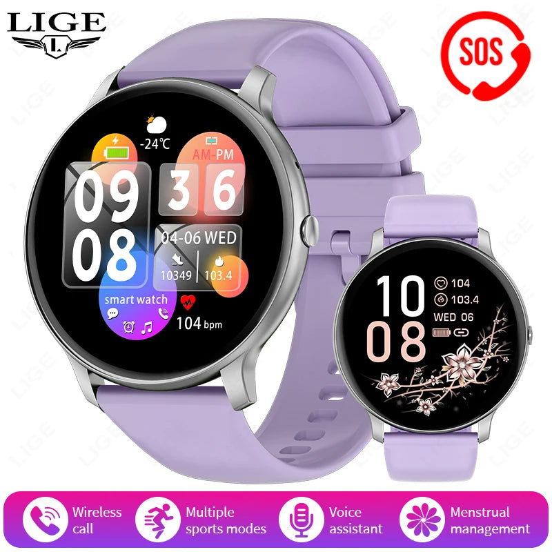 1.39" Smart Watch with Bluetooth Calling, Heart Rate & Fitness Tracking