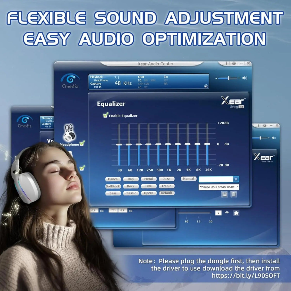 MAMBASNAKE Attack Shark L90 RGB Wireless Gaming Headset Bluetooth 5.3 – Buy Now at SmartSellHub.shop