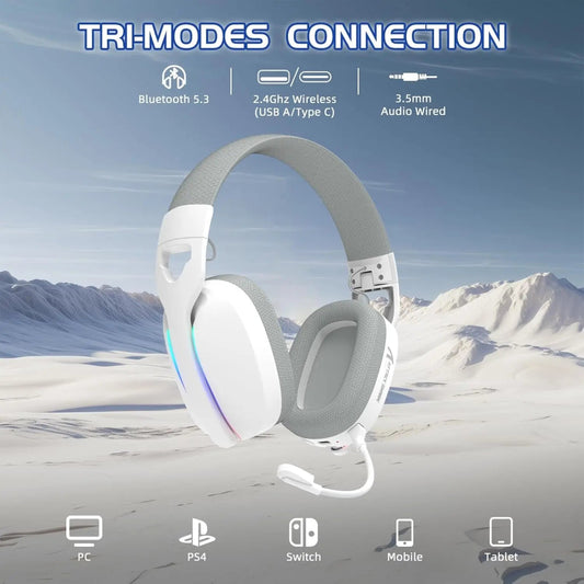 MAMBASNAKE Attack Shark L90 RGB Wireless Gaming Headset Bluetooth 5.3 – Buy Now at SmartSellHub.shop