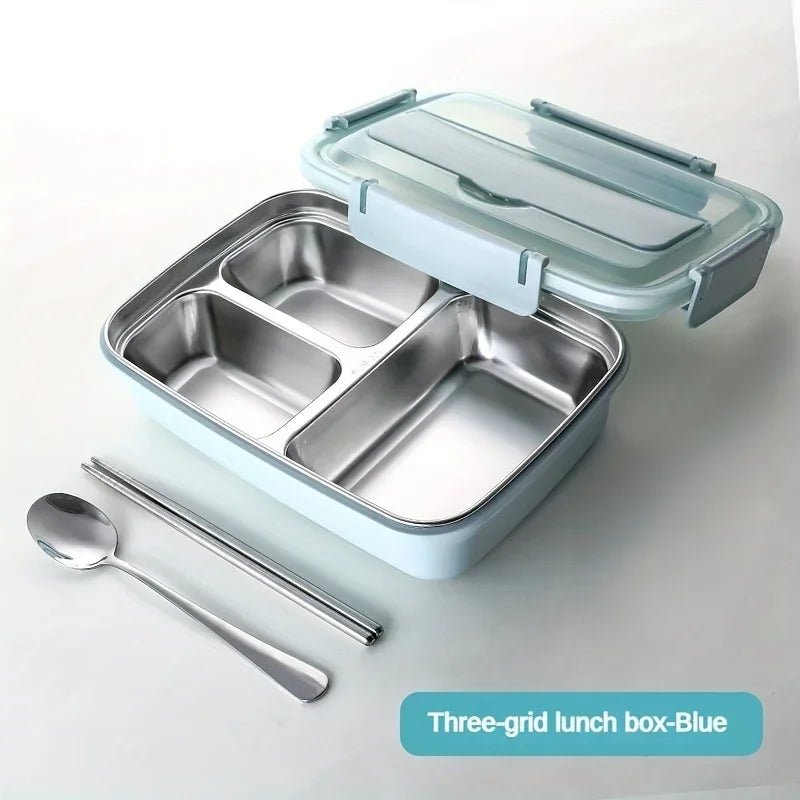 Stainless Steel Multi - Compartment Lunch Box – Leak - Proof Bento Container for Work, School & Meal Prep – Buy Now at SmartSellHub.shop