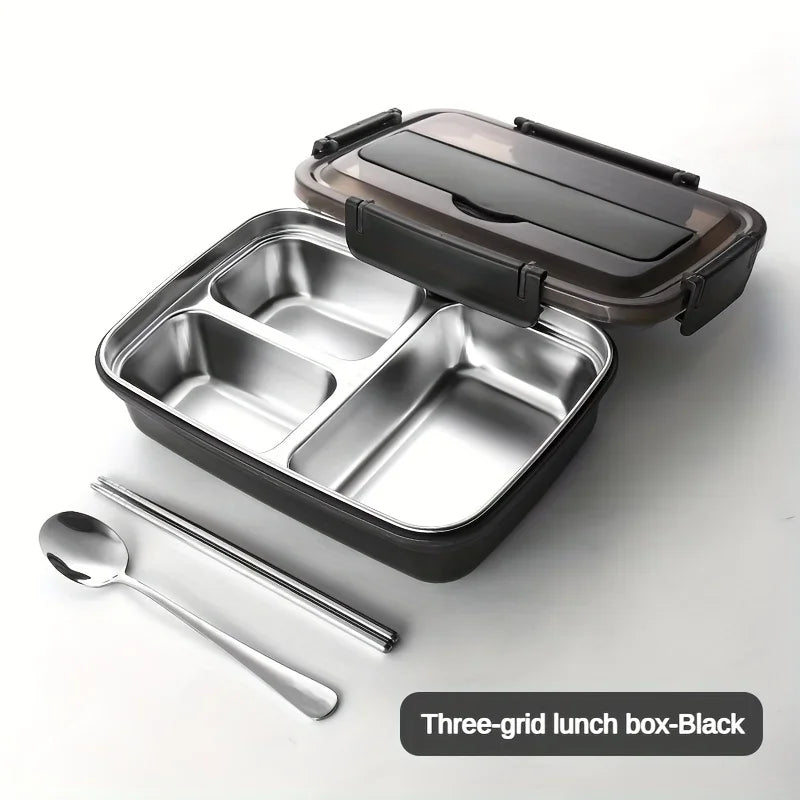 Stainless Steel Multi - Compartment Lunch Box – Leak - Proof Bento Container for Work, School & Meal Prep – Buy Now at SmartSellHub.shop