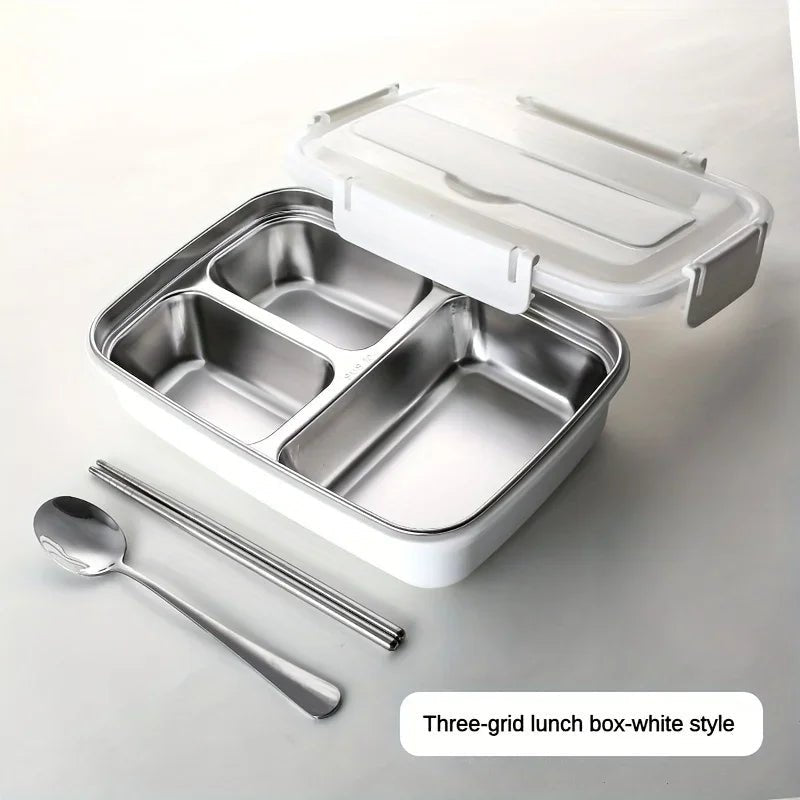 Stainless Steel Multi - Compartment Lunch Box – Leak - Proof Bento Container for Work, School & Meal Prep – Buy Now at SmartSellHub.shop